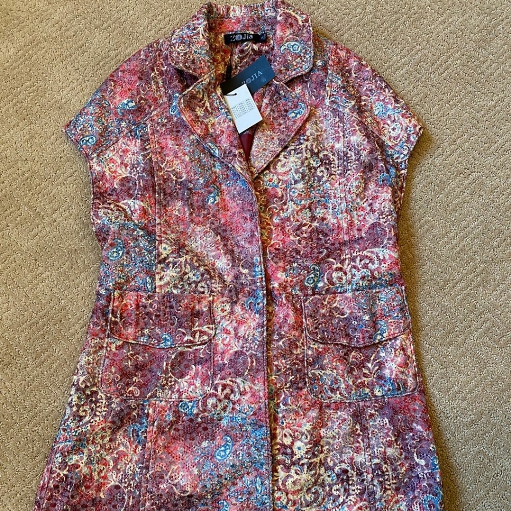 Brocade Fabric Hand Made Vest